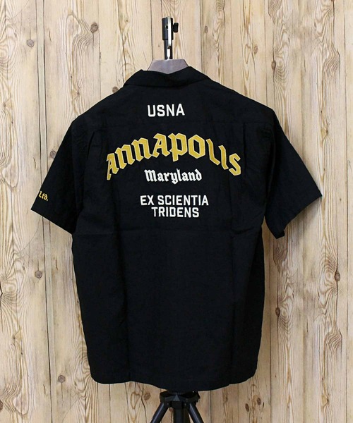 AVIREX（アヴィレックス）の「ANNAPOLIS WORK SHIRT（シャツ/ブラウス・メンズ・ブラック/ブルーグレー/アイボリー・L/XL/XXL/M）」の10枚目の写真