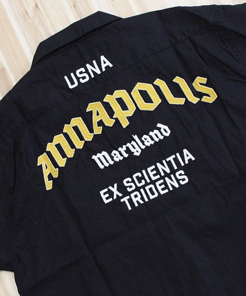 AVIREX（アヴィレックス）の「ANNAPOLIS WORK SHIRT（シャツ/ブラウス・メンズ・ブラック/ブルーグレー/アイボリー・L/XL/XXL/M）」の12枚目の写真