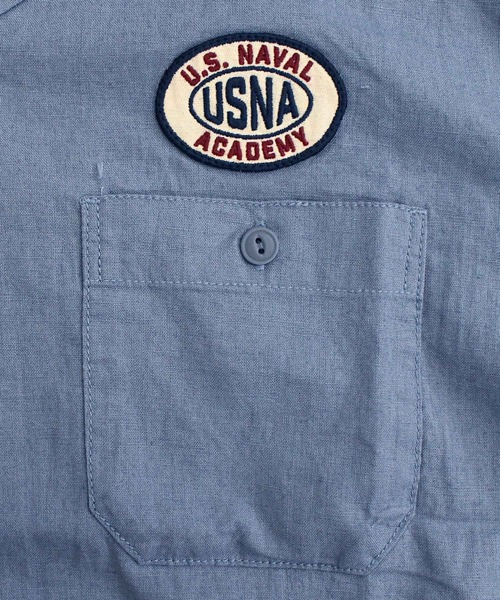 AVIREX（アヴィレックス）の「ANNAPOLIS WORK SHIRT（シャツ/ブラウス・メンズ・ブラック/ブルーグレー/アイボリー・L/XL/XXL/M）」の16枚目の写真