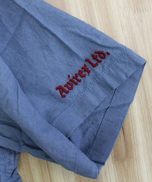 AVIREX（アヴィレックス）の「ANNAPOLIS WORK SHIRT（シャツ/ブラウス・メンズ・ブラック/ブルーグレー/アイボリー・L/XL/XXL/M）」の18枚目の写真