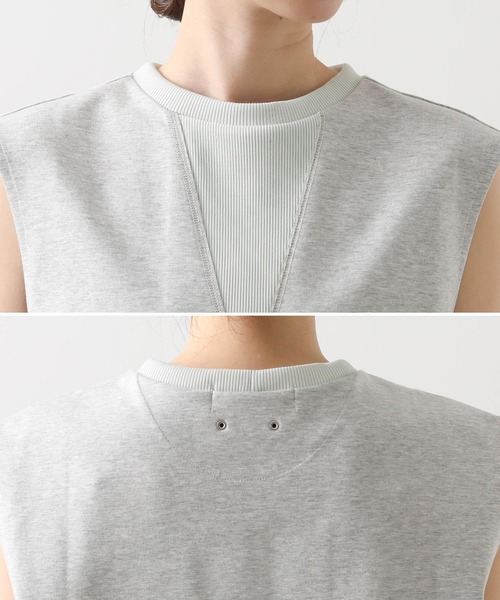1％（イチ パーセント）の「ポンチＢＩＧガゼットノースリーブ（Tシャツ/カットソー・レディース・トップグレー・FREE）」の14枚目の写真