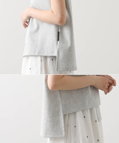 1％（イチ パーセント）の「ポンチＢＩＧガゼットノースリーブ（Tシャツ/カットソー・レディース・トップグレー・FREE）」の15枚目の写真