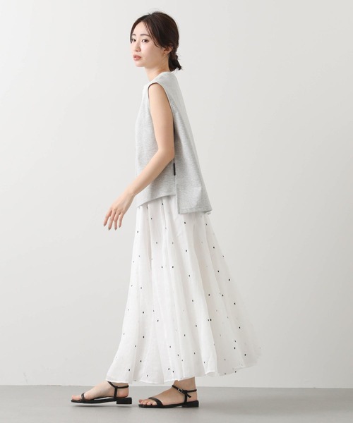 1％（イチ パーセント）の「ポンチＢＩＧガゼットノースリーブ（Tシャツ/カットソー・レディース・トップグレー・FREE）」の3枚目の写真