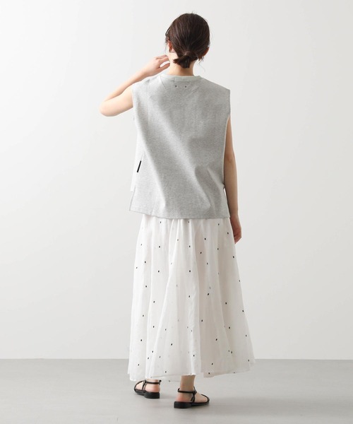 1％（イチ パーセント）の「ポンチＢＩＧガゼットノースリーブ（Tシャツ/カットソー・レディース・トップグレー・FREE）」の4枚目の写真