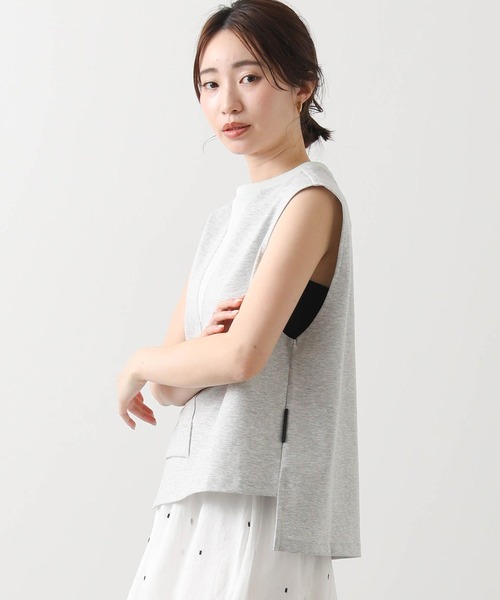 1％（イチ パーセント）の「ポンチＢＩＧガゼットノースリーブ（Tシャツ/カットソー・レディース・トップグレー・FREE）」の8枚目の写真