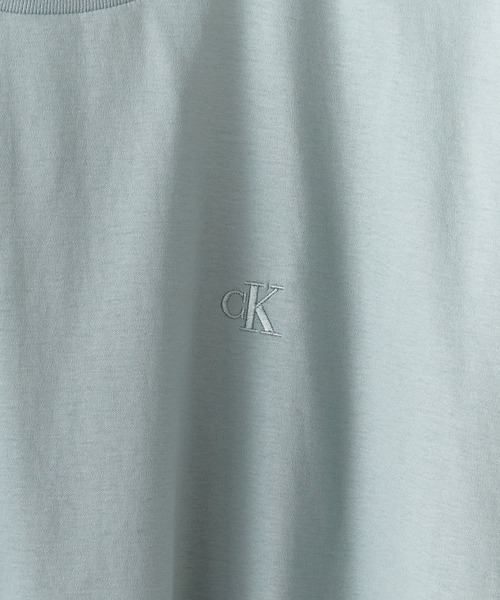 Calvin Klein(カルバン・クライン)の「Calvin Klein/カルバンクライン SS REG LIQUID COTTON TEE Tシャツ 秋服 冬服(Tシャツ/カットソー・メンズ・ブラック/グレー/ホワイト・S/M/L)」の6枚目の写真