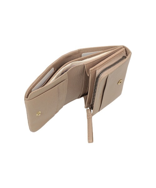 genten(ゲンテン)の「ゴートベーシック 二つ折り財布(財布・レディース・ブラウン/ブラック/ダークブラウン/ベージュ・FREE)」の14枚目の写真