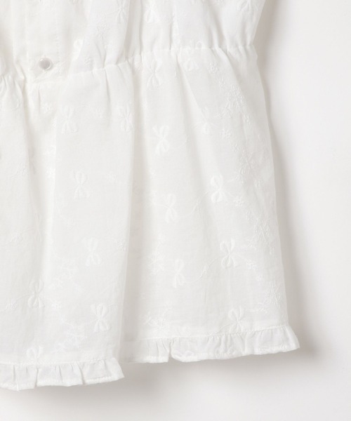 repipi armario（レピピ アルマリオ）の「【girly line】リボン刺繍ブラウス（シャツ/ブラウス・キッズ・ブルー/ブラック/ホワイト・LARGE/SMALL/MEDIUM）」の14枚目の写真