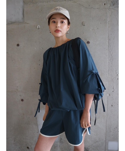 Waterlike Ribbon Pullover（Tシャツ/カットソー）｜TRUNC 88