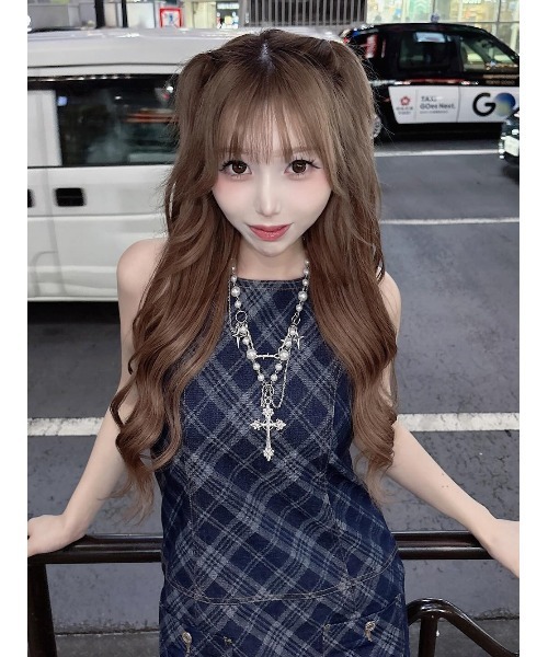 Darich ダーリッチ バイヤスチェックデニムミニワンピース バイヤスチェックデニムミニワンピース（ワンピース）｜Darich