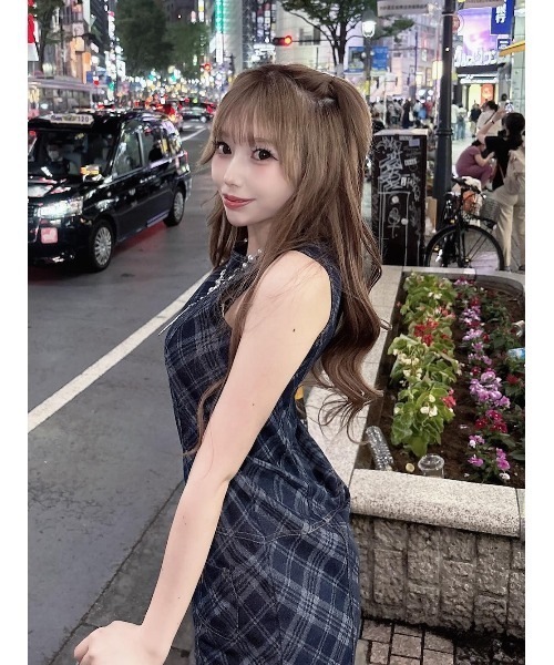 【新品】darich バイヤスチェックデニムミニワンピース バイヤスチェックデニムミニワンピース（ワンピース）｜Darich