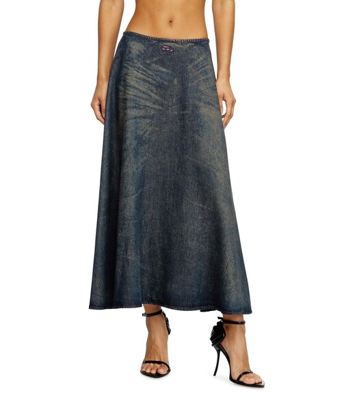 DIESEL（ディーゼル）の「ウィメンズ デニムスカート DE-ANNIE-S（デニムスカート・レディース・ダークインディゴブルー・25inch/23inch/27inch）」の4枚目の写真