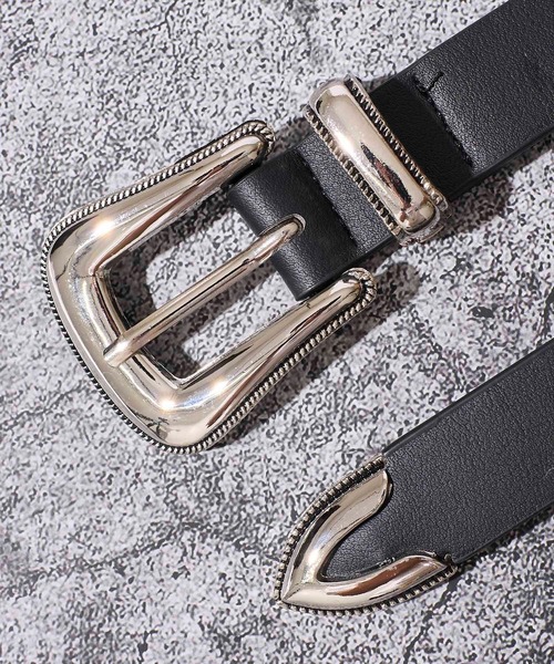 ADPOSION（アドポーション）の「【WEB限定】ウエスタンベルト / ソリッドバックルベルト（ベルト・メンズ・ブラック系1/ブラック系2/ブラック系3・FREE）」の7枚目の写真