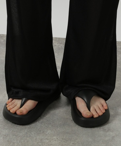 LAKOLE(ラコレ)の「シアーラメイージーパンツ / 499268(その他パンツ・レディース・ブラック/グレー・FREE)」の17枚目の写真