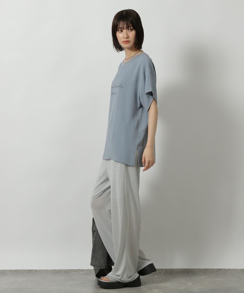 LAKOLE(ラコレ)の「シアーラメイージーパンツ / 499268(その他パンツ・レディース・ブラック/グレー・FREE)」の19枚目の写真