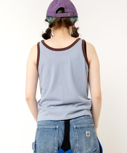 RNA（アールエヌエー）の「M2506 配色ロゴタンク（タンクトップ・レディース・ブルー/ホワイト/ブラック・MEDIUM）」の9枚目の写真