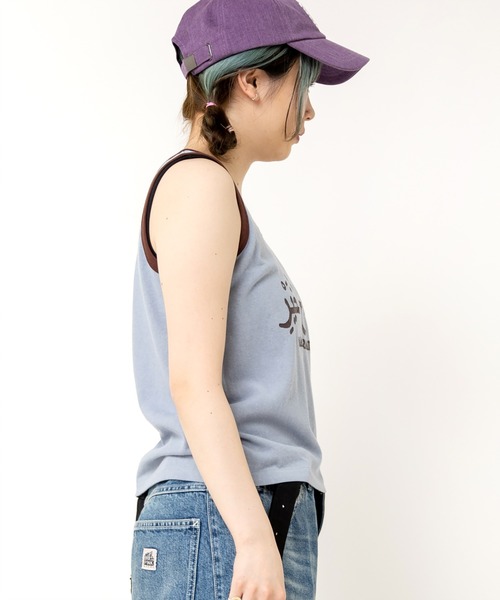 RNA（アールエヌエー）の「M2506 配色ロゴタンク（タンクトップ・レディース・ブルー/ホワイト/ブラック・MEDIUM）」の8枚目の写真