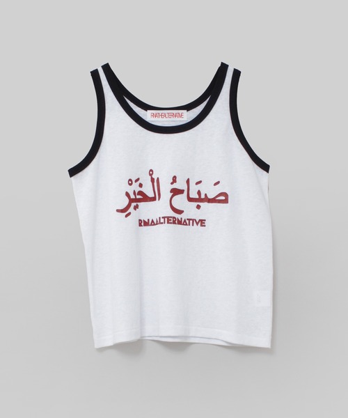 RNA（アールエヌエー）の「M2506 配色ロゴタンク（タンクトップ・レディース・ブルー/ホワイト/ブラック・MEDIUM）」の7枚目の写真