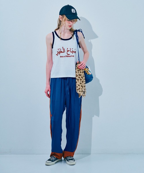 RNA（アールエヌエー）の「M2506 配色ロゴタンク（タンクトップ・レディース・ブルー/ホワイト/ブラック・MEDIUM）」の19枚目の写真