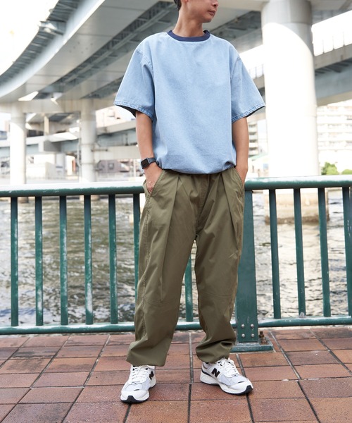 VENCEEXCHANGE(ヴァンスエクスチェンジ)の「デニムTシャツ(Tシャツ/カットソー・メンズ・ブラック/ネイビー/ブルー系・M/L/LL)」の20枚目の写真