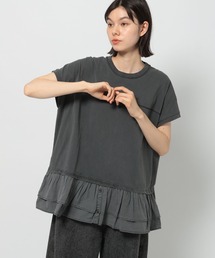 niko and... | ティアード布帛レイヤーTシャツ(Tシャツ/カットソー)