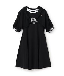ガールズ 袖切り替えワンピース（ミドルワンピース） | kate