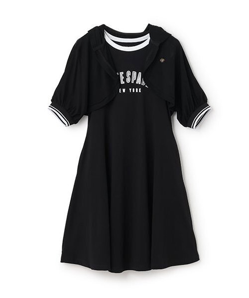 セール】ガールズ クロップドパーカ&ワンピースセット