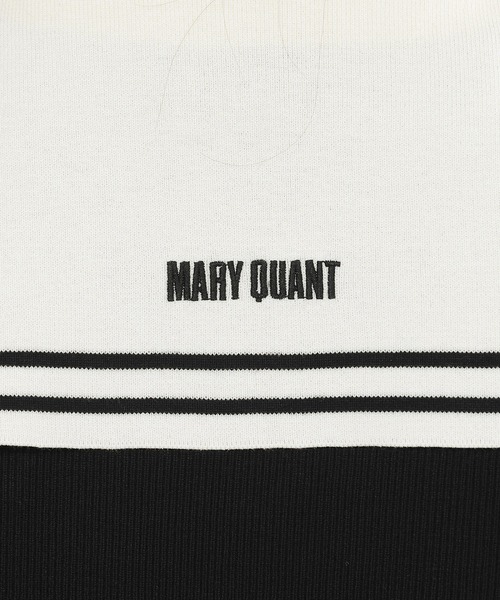新品マリクワ　バイカラーポンチセーラー ワンピース MARY QUANT（マリークワント）の「バイカラーポンチセーラー