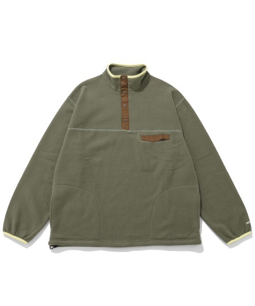 KRIFF MAYER（クリフメイヤー）の「【暖か裏起毛】ブークレハイネックT（Tシャツ/カットソー・メンズ・カーキ/ブラック/サンドベージュ/レッド/ブラウン・MEDIUM/X-LARGE/LARGE）」の4枚目の写真