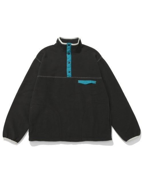 KRIFF MAYER（クリフメイヤー）の「【暖か裏起毛】ブークレハイネックT（Tシャツ/カットソー・メンズ・カーキ/ブラック/サンドベージュ/レッド/ブラウン・MEDIUM/X-LARGE/LARGE）」の2枚目の写真