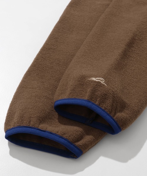 KRIFF MAYER（クリフメイヤー）の「【暖か裏起毛】ブークレハイネックT（Tシャツ/カットソー・メンズ・カーキ/ブラック/サンドベージュ/レッド/ブラウン・MEDIUM/X-LARGE/LARGE）」の13枚目の写真