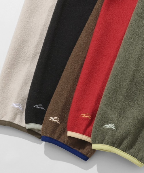 KRIFF MAYER（クリフメイヤー）の「【暖か裏起毛】ブークレハイネックT（Tシャツ/カットソー・メンズ・カーキ/ブラック/サンドベージュ/レッド/ブラウン・MEDIUM/X-LARGE/LARGE）」の14枚目の写真