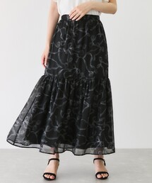 Jayro（ジャイロ）の「リボンプリントティアードスカート（スカート）」