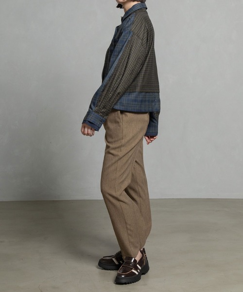 MARECHAL TERRE（マルシャルテル）の「コンビネーションショートシャツ（シャツ/ブラウス・レディース・ブラック系1/ネイビー系1/グレー系/ネイビー系・MEDIUM）」の12枚目の写真