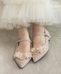 RANDA | 3Dフラワーフラットパンプス(パンプス)