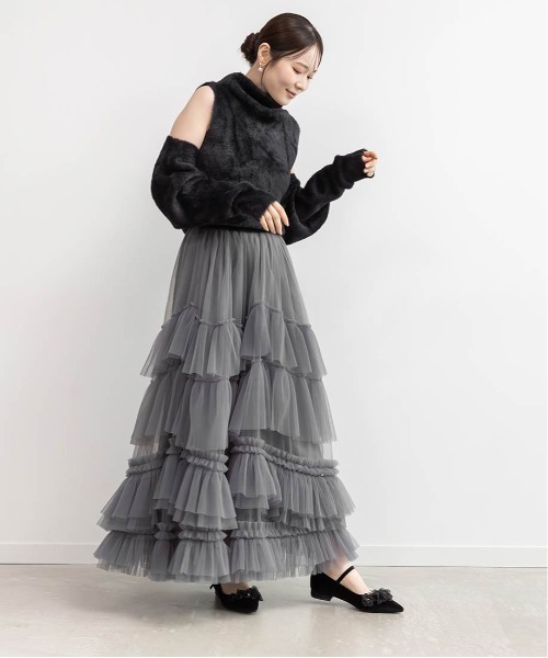RANDA(ランダ)の「3Dフラワーフラットパンプス(パンプス・レディース・ブラック/ベージュ/グレー・LL/M/S/L)」の7枚目の写真