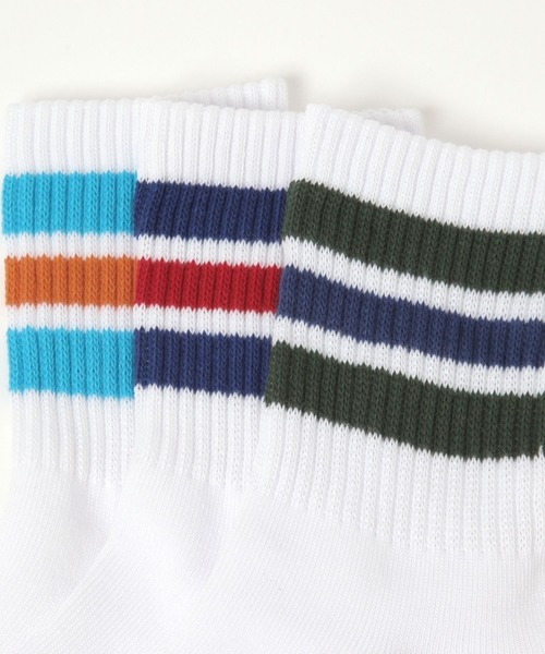 studio CLIP（スタディオクリップ）の「【daily CLIP】FRUIT OF THE LOOM 平編み3ラインソックス（ソックス/靴下・レディース・その他1/その他2/その他3・FREE）」の8枚目の写真