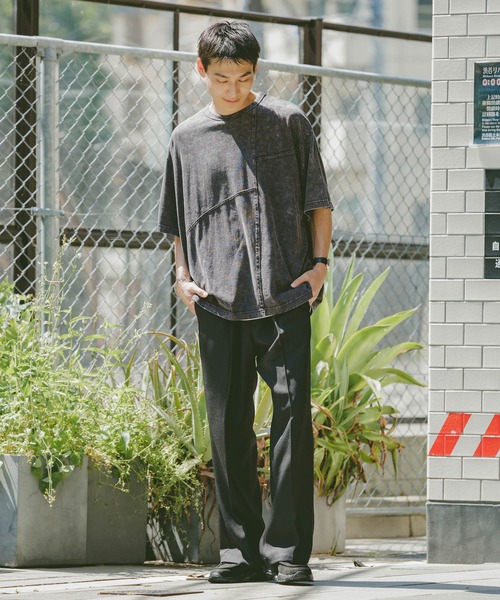 RAGEBLUE（レイジブルー）の「ヴィンテージライク/アウトシームTシャツ（Tシャツ/カットソー・メンズ・ライトグレー/ダークグレー・MEDIUM/LARGE）」の7枚目の写真