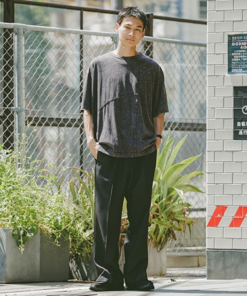 RAGEBLUE（レイジブルー）の「ヴィンテージライク/アウトシームTシャツ（Tシャツ/カットソー・メンズ・ライトグレー/ダークグレー・MEDIUM/LARGE）」の8枚目の写真