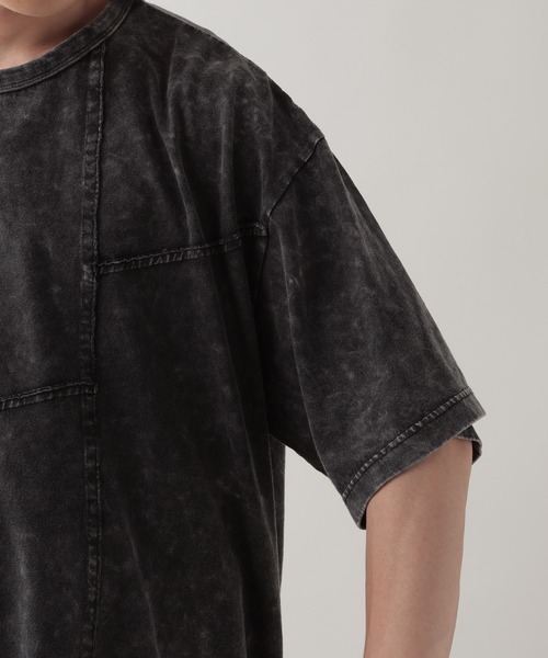 RAGEBLUE（レイジブルー）の「ヴィンテージライク/アウトシームTシャツ（Tシャツ/カットソー・メンズ・ライトグレー/ダークグレー・MEDIUM/LARGE）」の16枚目の写真