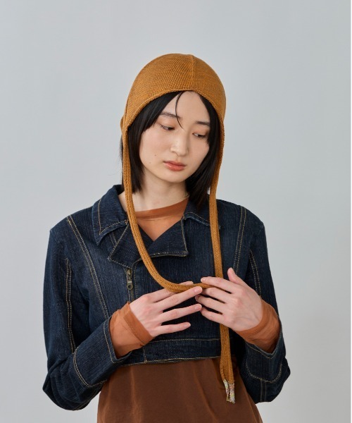 OVERRIDE(オーバーライド)の「OVERRIDE OGC KNIT BULB SHORTBONNE SG / オーバーライド(ハット・レディース・ブラック/ブルー/ベージュ・FREE)」の9枚目の写真