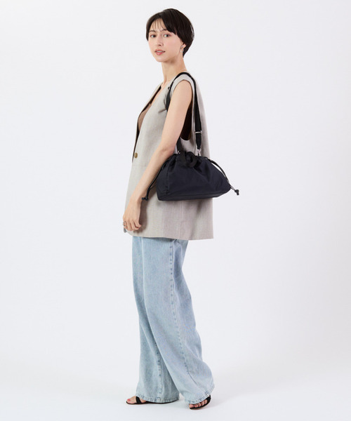 LeSportsac DRAWSTRING BAG ディープシーブルー/ブラック 【公式通販】