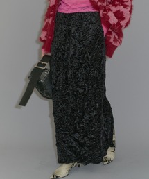 yae(G)Crinkle velour skirt / NxAXJ[g(XJ[g)