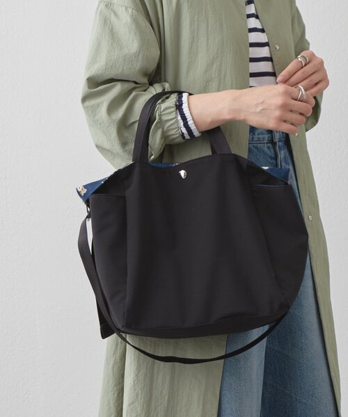 BEARDSLEY(ビアズリー)の「DogプリントBAG(トートバッグ・レディース・ブラック/カーキ・FREE)」の15枚目の写真