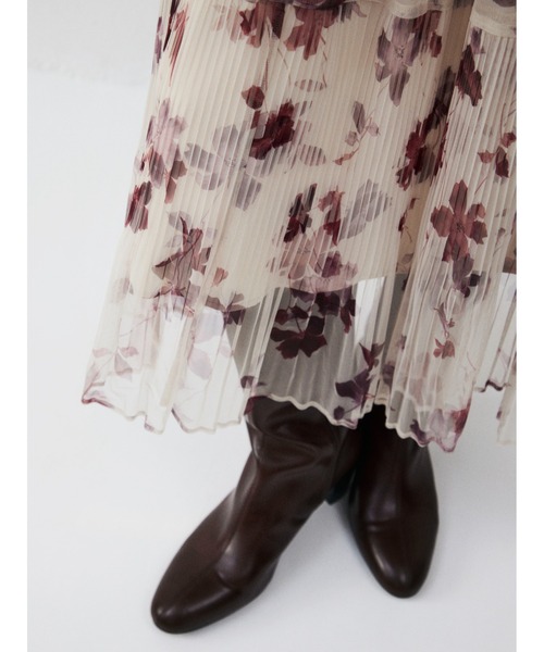 【新品】FRAY I.D シアーフラワープリーツワンピース BEG 00 FWFO254141_p_10_LL.jpg