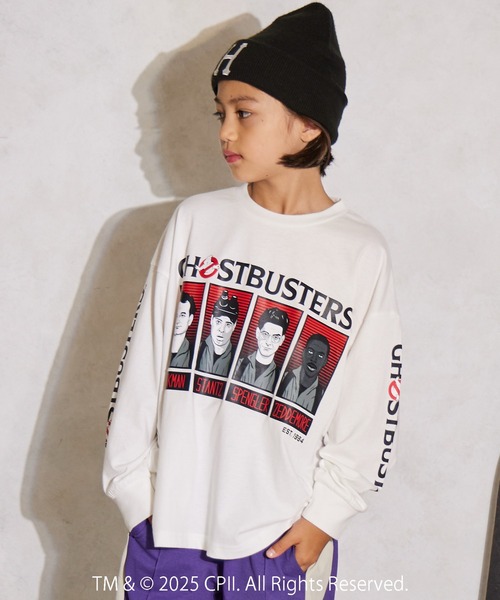 PAIRMANON STREET(ペアマノンストリート)の「【GHOSTBUSTERS】長袖 プリント Tシャツ【PAIRMANON STREET】(Tシャツ/カットソー・キッズ・ブラック系その他/ブラック/イエロー/ホワイト/ホワイト系その他・100/110/120/130/140/150/160)」の3枚目の写真