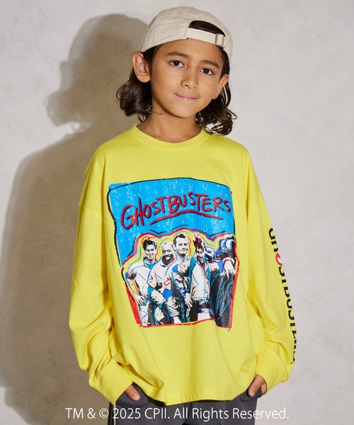 PAIRMANON STREET(ペアマノンストリート)の「【GHOSTBUSTERS】長袖 プリント Tシャツ【PAIRMANON STREET】(Tシャツ/カットソー・キッズ・ブラック系その他/ブラック/イエロー/ホワイト/ホワイト系その他・100/110/120/130/140/150/160)」の5枚目の写真