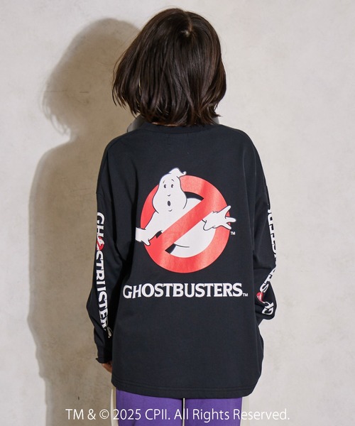 PAIRMANON STREET(ペアマノンストリート)の「【GHOSTBUSTERS】長袖 プリント Tシャツ【PAIRMANON STREET】(Tシャツ/カットソー・キッズ・ブラック系その他/ブラック/イエロー/ホワイト/ホワイト系その他・100/110/120/130/140/150/160)」の1枚目の写真