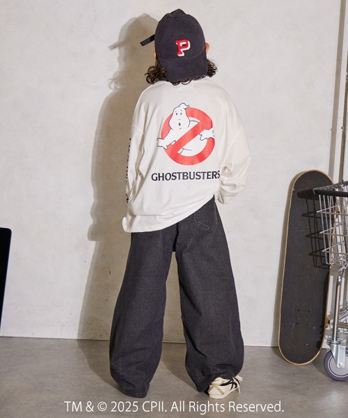 PAIRMANON STREET(ペアマノンストリート)の「【GHOSTBUSTERS】長袖 プリント Tシャツ【PAIRMANON STREET】(Tシャツ/カットソー・キッズ・ブラック系その他/ブラック/イエロー/ホワイト/ホワイト系その他・100/110/120/130/140/150/160)」の8枚目の写真