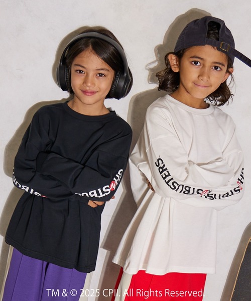 PAIRMANON STREET(ペアマノンストリート)の「【GHOSTBUSTERS】長袖 プリント Tシャツ【PAIRMANON STREET】(Tシャツ/カットソー・キッズ・ブラック系その他/ブラック/イエロー/ホワイト/ホワイト系その他・100/110/120/130/140/150/160)」の9枚目の写真